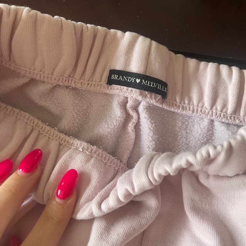 Brandy Melville pink sweatpants